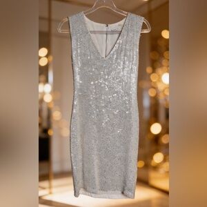 Alice and Olivia Elegant Sequin Dress